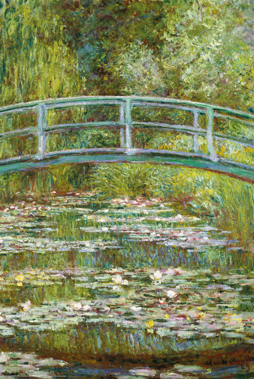Water Lily Pond, Claude Monet Poster, Plakat, 61 × 91.5 cm