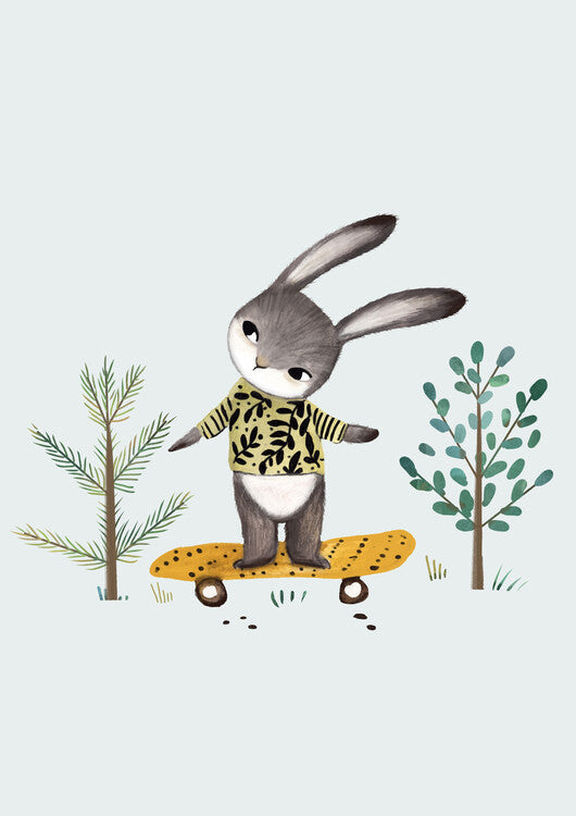 Leinwand Poster, Bilder outdoor rabbit, 65 × 90 cm