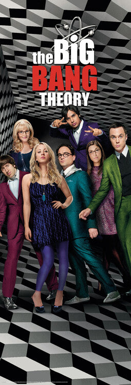 The Big Bang Theory - Party Poster, Plakat, 53 × 158 cm