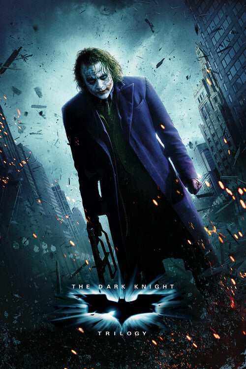 The Dark Knight Trilogy - Joker Poster, Plakat, 26.7 × 40 cm