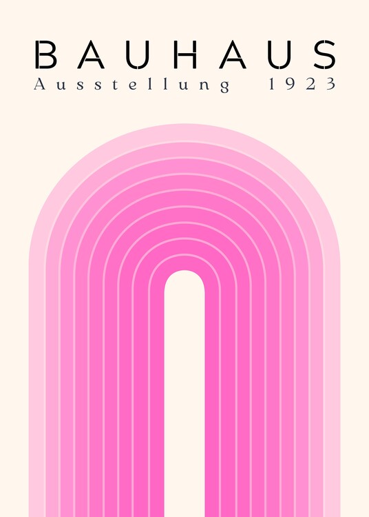 Leinwand Poster, Bilder Bauhaus Print 01, 65 × 90 cm