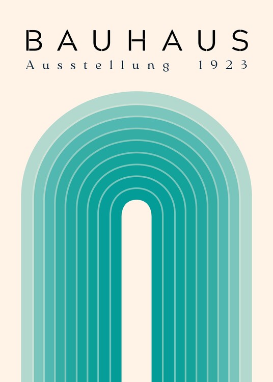 Leinwand Poster, Bilder Bauhaus Print 14, 65 × 90 cm
