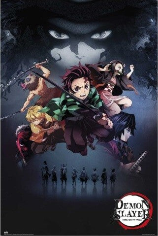 Demon Slayer Poster, Plakat, 61 × 91.5 cm