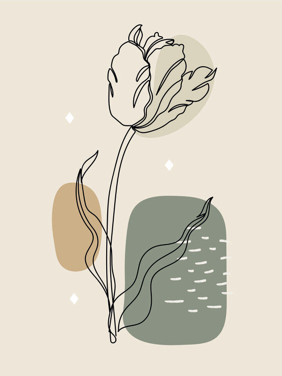 Leinwand Poster, Bilder Line Art 06, 60 × 80 cm