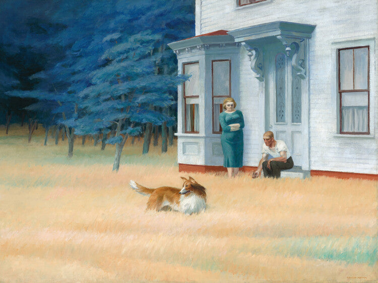 Leinwand Poster, Bilder Cape Cod Evening, Edward Hopper, 80 × 60 cm