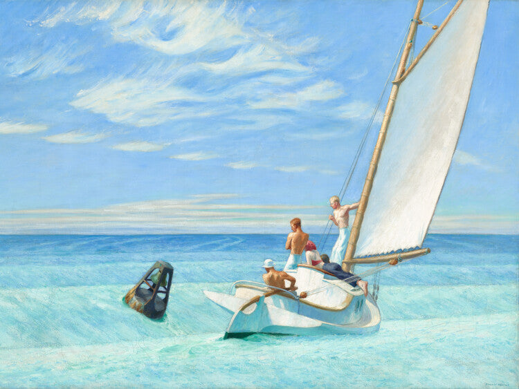 Ground Swell, Edward Hopper Poster, Plakat, 40 × 30 cm