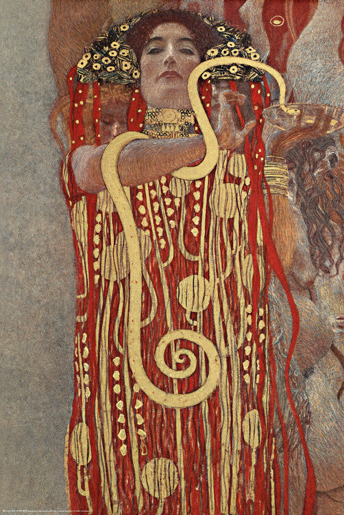 Hygieia, Gustav Klimt Poster, Plakat, 61 × 91.5 cm