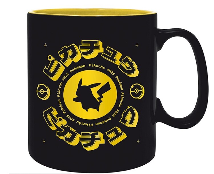 Tasse Pokemon - Pikachu Black Icon, 0,46 l