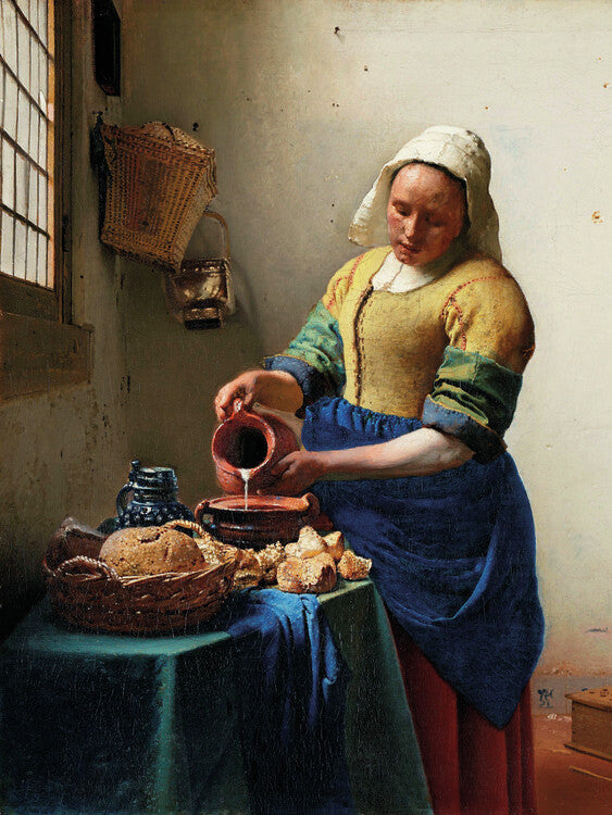 The Milkmaid, c.1658-60, Jan Vermeer Poster, Plakat, 30 × 40 cm