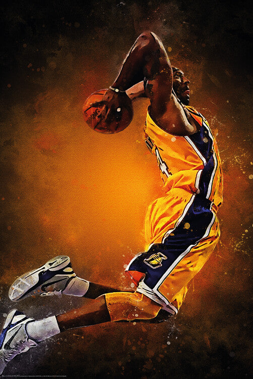 Splatter Basketball Player Poster, Plakat, 61 × 91.5 cm