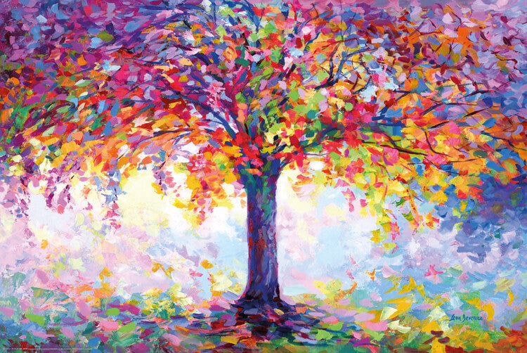 Tree of Happiness Poster, Plakat, 91.5 × 61 cm