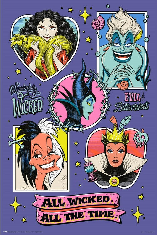 Disney - Villains Poster, Plakat, 61 × 91.5 cm