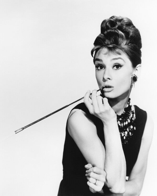 Leinwand Poster, Bilder Audrey Hepburn In Breakfast At Tiffany's, Silver Screen Collection, 70 × 90 cm