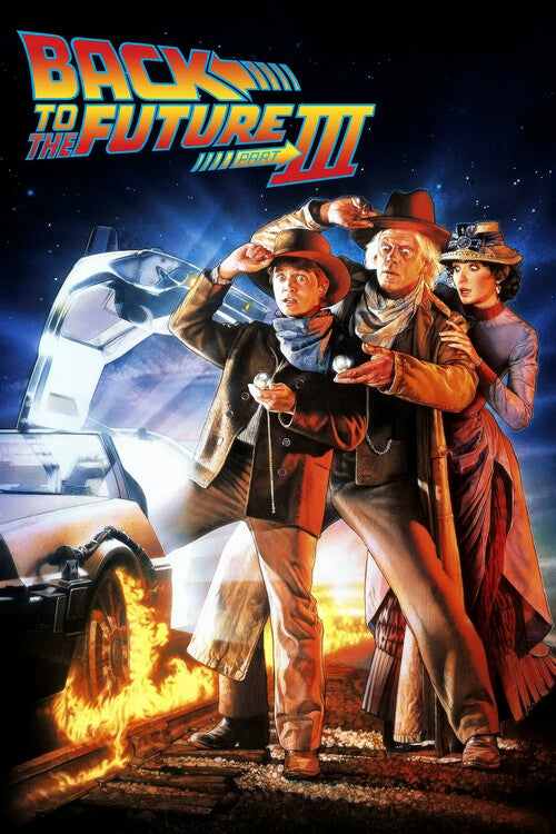 Back to the Future Part III (1990) Poster, Plakat, 26.7 × 40 cm
