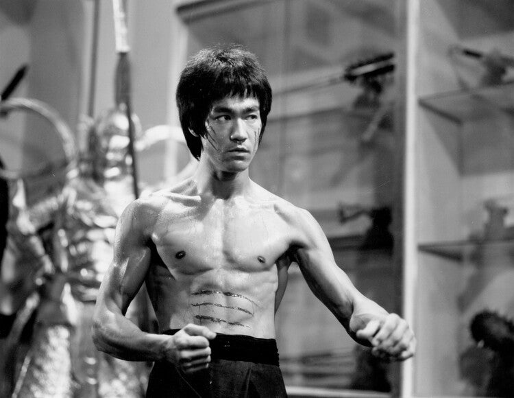 Leinwand Poster, Bilder Bruce Lee in "Enter The Dragon", Michael Ochs Archives, 90 × 70 cm