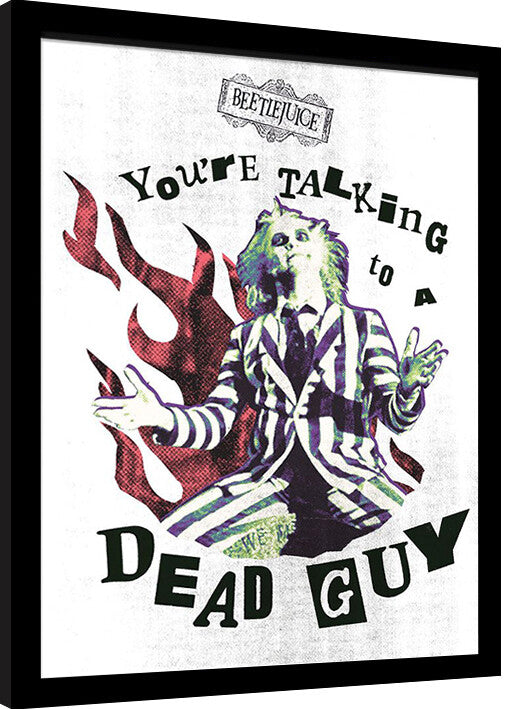 Beetlejuice - Dead Guy Gerahmte Poster, Bilder, 34.3 x 44.5 cm
