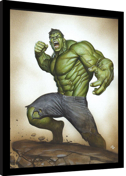 Marvel Classic - Immortal Hulk - The Best Defence Gerahmte Poster, Bilder, 34.3 x 44.5 cm