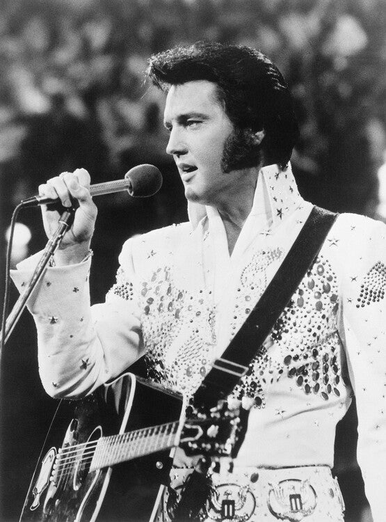 Leinwand Poster, Bilder Elvis Presley Performing, Bettmann, 60 × 80 cm