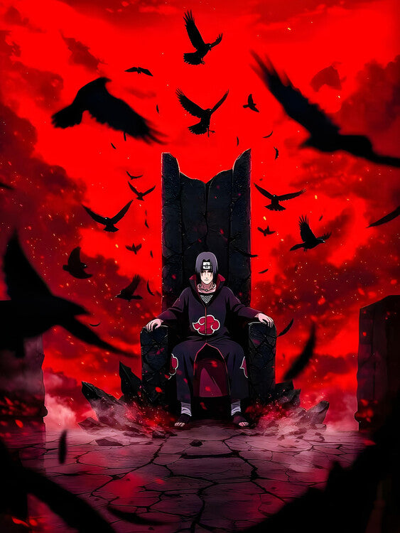 Leinwand Poster, Bilder Uchiha Itachi, 60 × 80 cm