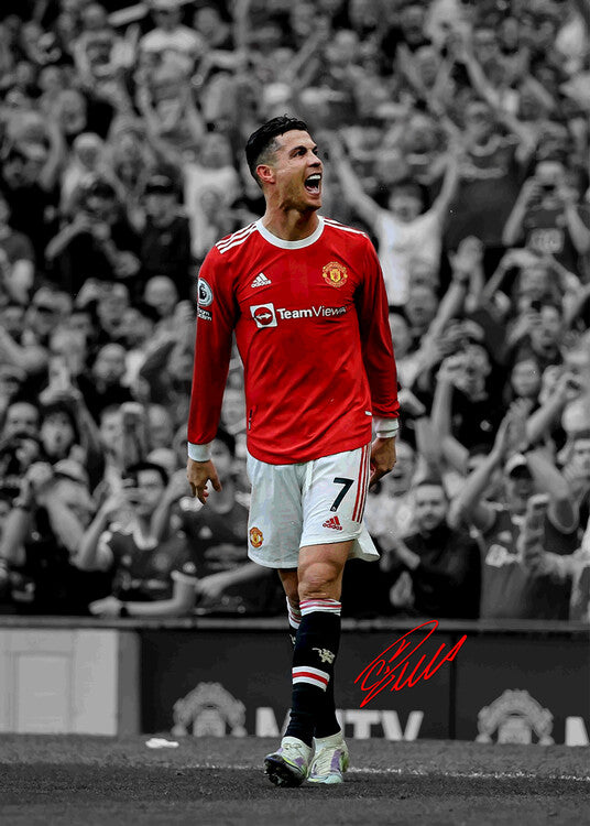 Leinwand Poster, Bilder CR7 Soccer Legend, 65 × 90 cm