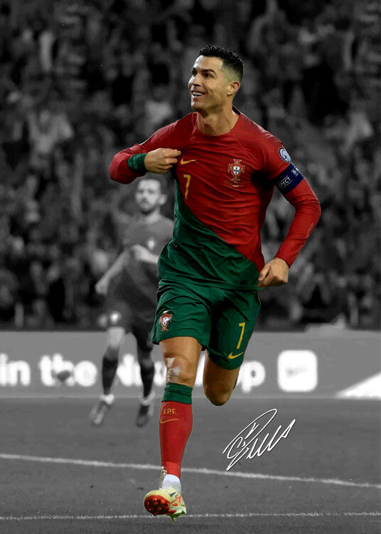 Leinwand Poster, Bilder Soccer Player Trending Bestselling Popular Poster, 65 × 90 cm