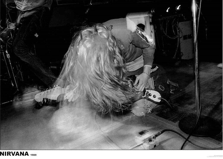Nirvana - Live 1989 Poster, Plakat, 84.1 × 59.4 cm