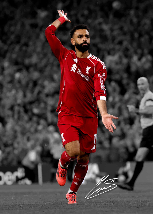 Leinwand Poster, Bilder Art Poster Moh Salah Liverpool Goal Trending Popular, 65 × 90 cm