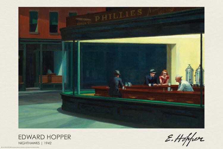 Night Birds Poster, Plakat, 61 × 91.5 cm