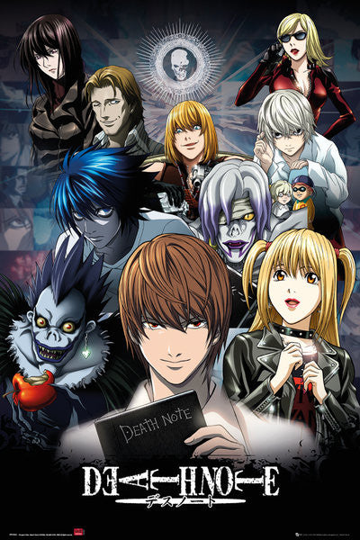Death Note - Collage Poster, Plakat, 61 × 91.5 cm
