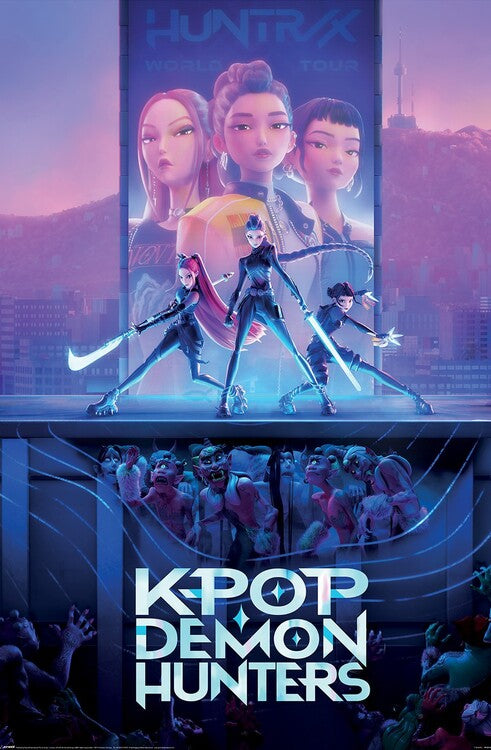 K-Pop Demon Hunters - Huntrix Trio Poster, Plakat, 61 × 91.5 cm