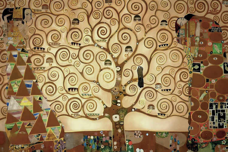 Gustav Klimt - The Tree of Life Poster, Plakat, 91.5 × 61 cm