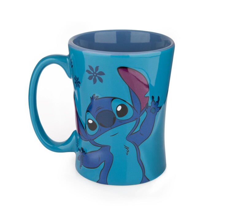 Tasse Lilo & Stitch - Blue Leafs, 0,4 l