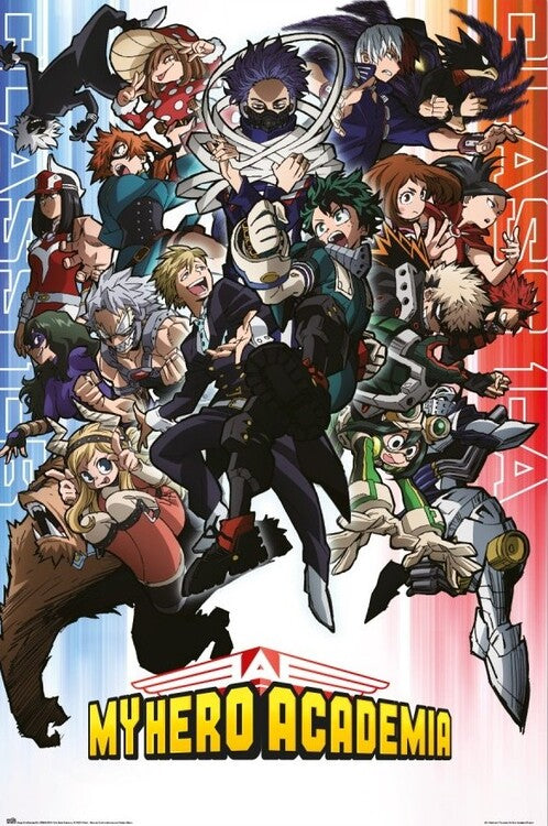 My Hero Academia - Class 1-A and Class 1-B Poster, Plakat, 61 × 91.5 cm