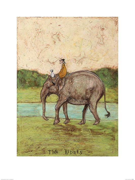 Kunstdruck Sam Toft - Two Riders, 60 × 80 cm