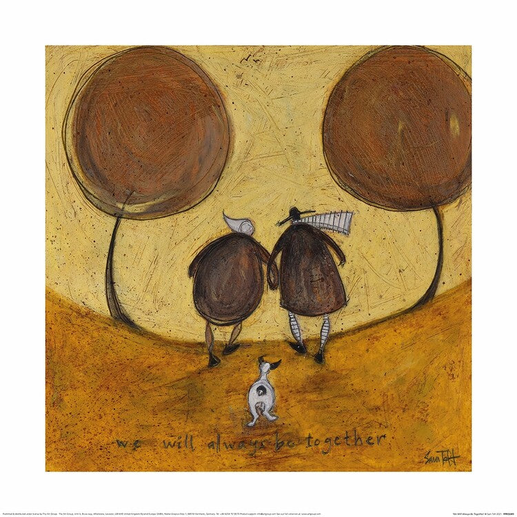 Kunstdruck Sam Toft - We Will Always Be Together, 40 × 40 cm
