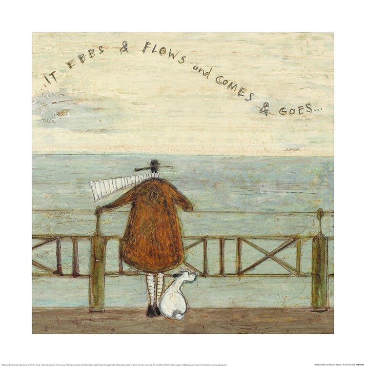 Kunstdruck Sam Toft - It Ebbs & Flows And Comes & Goes..., 40 × 40 cm