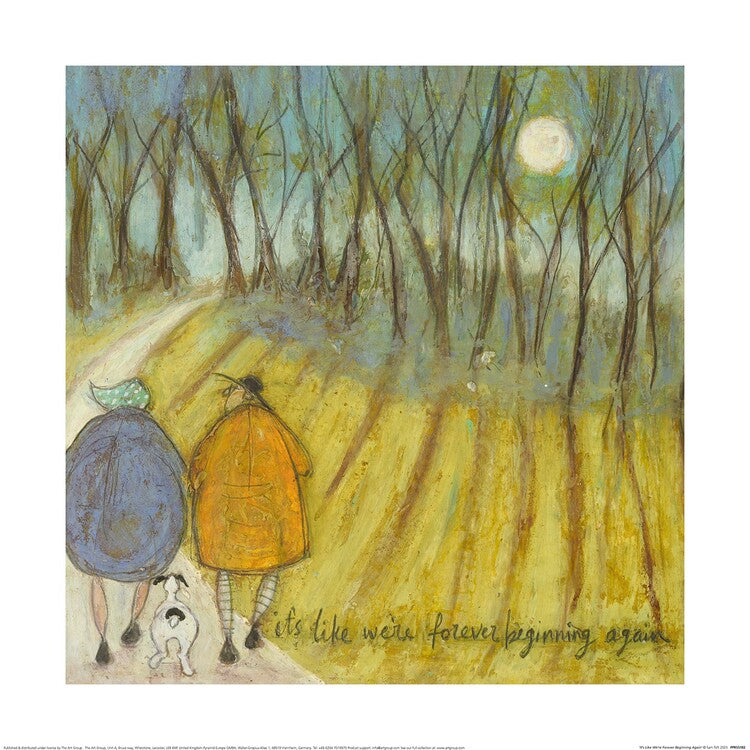 Kunstdruck Sam Toft - It's Like We're Forever Beginning Again, 40 × 40 cm
