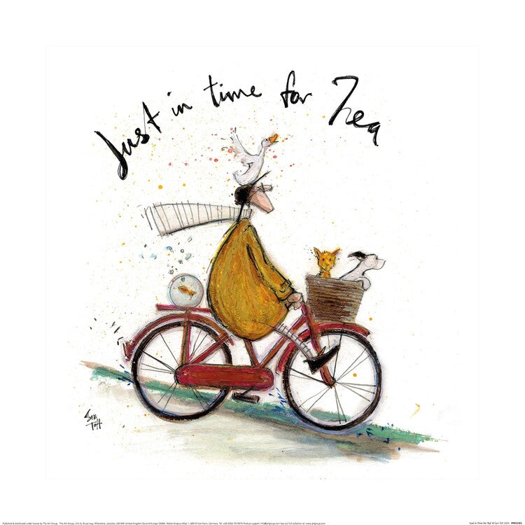 Kunstdruck Sam Toft - Just In Time For Tea, 40 × 40 cm
