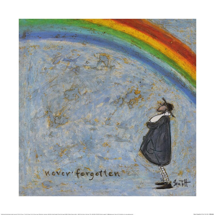 Kunstdruck Sam Toft - Never Forgotten, 40 × 40 cm