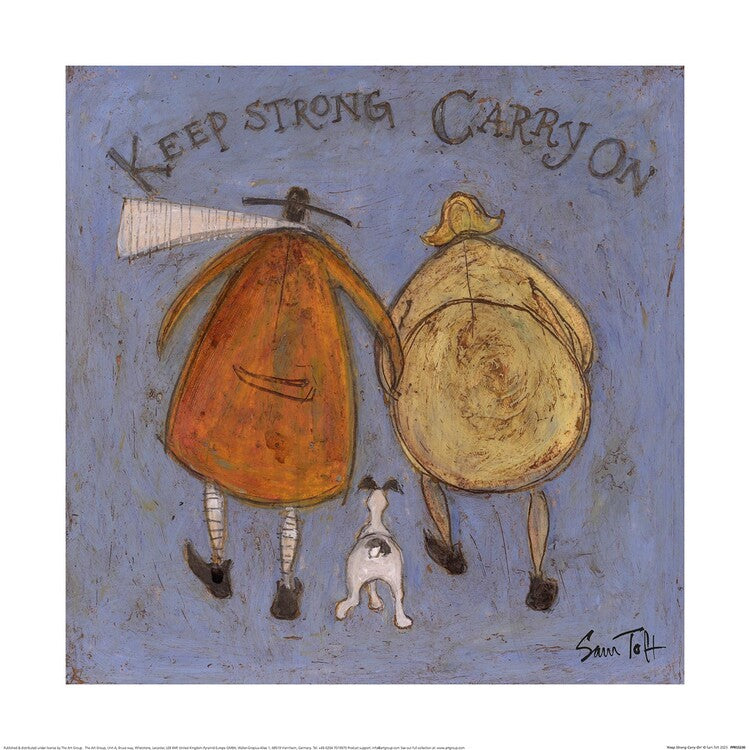Kunstdruck Sam Toft - Keep Strong Carry On, 40 × 40 cm