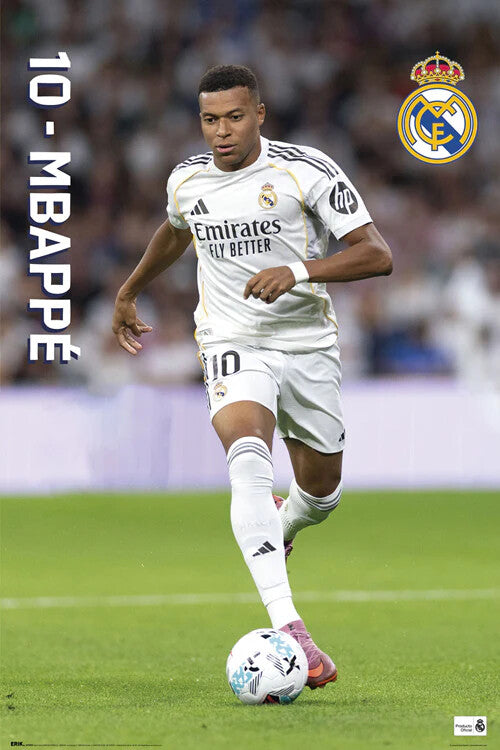 Real Madrid - 2025/2026 MBAPPE Poster, Plakat, 61 × 91.5 cm