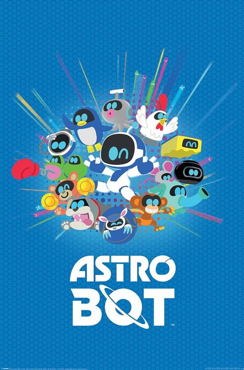 Astro Bot - Friends Poster, Plakat, 61 × 91.5 cm