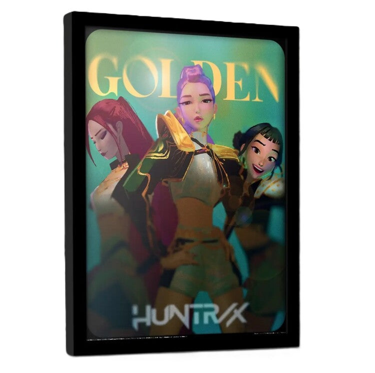 K-Pop Demon Hunters - Golden Gerahmte Poster, Bilder, 34.3 x 44.5 cm