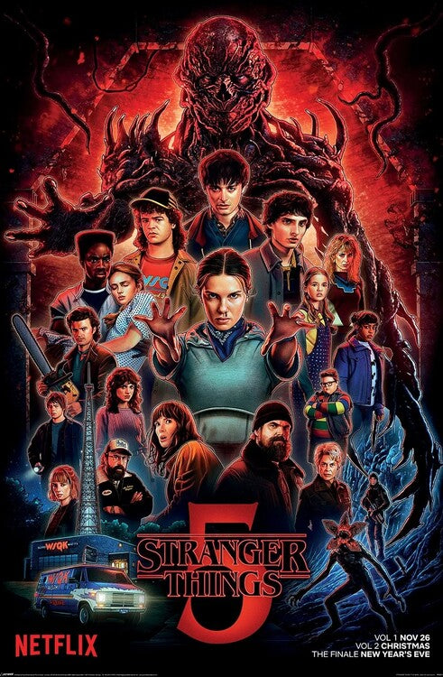 Stranger Things: Season 5 - One Sheet Poster, Plakat, 61 × 91.5 cm