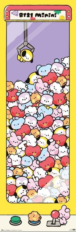 BT21 - Arcade Machine Poster, Plakat, 158 x 53 cm