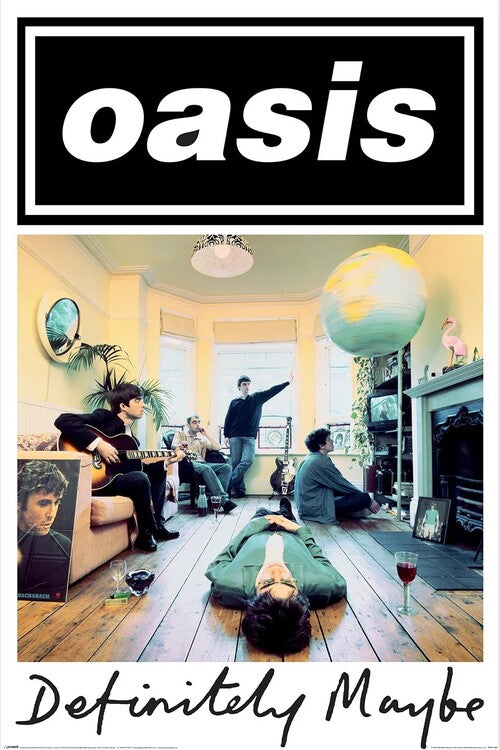 Oasis - Definitely Maybe Poster, Plakat, 61 × 91.5 cm