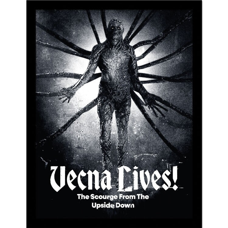 Stranger Things - Vecna Lives Gerahmte Poster, Bilder, 33 x 43 cm