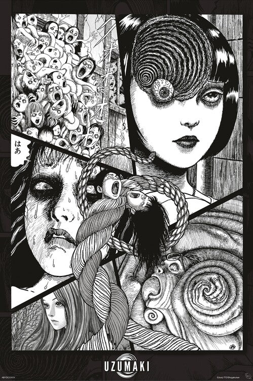 Junji Ito - Uzumaki Poster, Plakat, 61 × 91.5 cm
