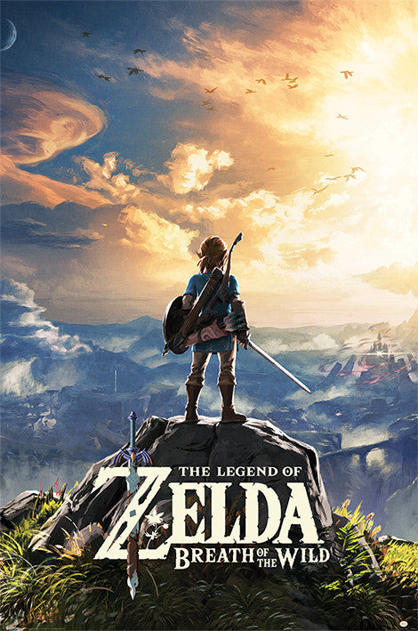 The Legend Of Zelda: Breath Of The Wild - Sunset Poster, Plakat, 61 × 91.5 cm