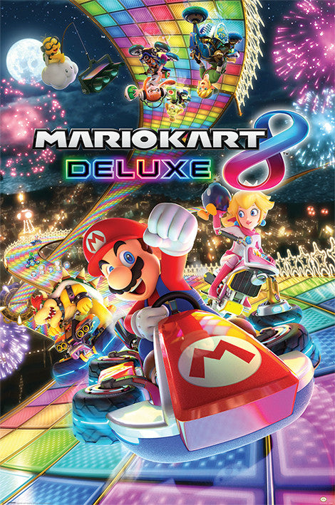 Mario Kart 8 - Deluxe Poster, Plakat, 61 × 91.5 cm